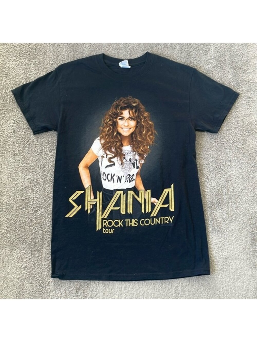 EC Shania Twain Rock this Country Tour T-Shirt - Size Small